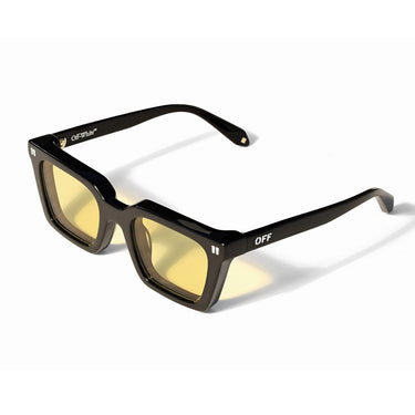 Off-White Occhiali da Sole OW1004 1018 Reno Nero/Giallo Unisex 1