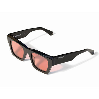 Off-White Occhiali da Sole OW1006 1025 Davie Nero/Rosso Unisex 2