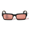 Off-White Occhiali da Sole OW1032 1025 Huntington Nero Rosso Unisex