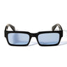 Off-White Occhiali da Sole OW1032 1040 Huntington Nero Blu Unisex