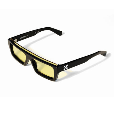 Off-White Occhiali da Sole OW1048 1018 Elisabeth S Nero Giallo Unisex 2