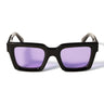 Off-White Occhiali da Vista OW9000 1037 Nero/Trasparente Con Clip Viola Unisex