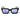 Off-White Occhiali da Vista OW9000 1045 Nero/Trasparente Con Clip Blu Unisex