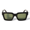 Off-White Occhiali da Vista OW9000 1055 Nero/Trasparente Con Clip Verde Unisex