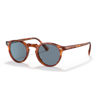 Oliver Peoples Occhiali da Sole OV5217S 1483R8 Gregory Peck LBR Semi Opaco Blu Unisex Fotocromatici 2