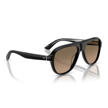 Oliver Peoples Occhiali da Sole OV5581SU 1492GN Paul Newman Nero/Sandstone Sfumato Uomo Polarizzati 5