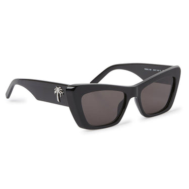 Palm Angels Sunglasses PERI012 1007 Hermosa Black/Dark Gray Unisex