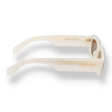 Palm Angels Okulary Przeciwsłoneczne PERI022 8360 Lala Bianco/Marrone Chiaro Unisex