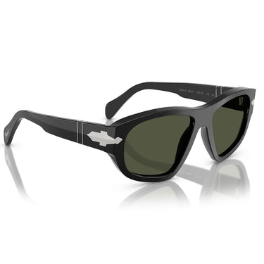 Persol Okulary Przeciwsłoneczne PO0050S 95/31 Czarny/Zielony Unisex 5