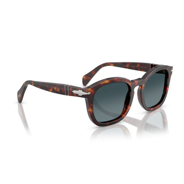 Persol Okulary Przeciwsłoneczne PO0082S 24/S3 Havana/Ciemny Niebieski Unisex Polaryzowane 5