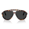 Persol Okulary Przeciwsłoneczne PO0202S 24/48 X Netflix Serie Senna Havana/Czarny Unisex Polaryzowane