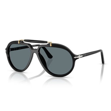 Persol Okulary Przeciwsłoneczne PO0202S 95/3R X Netflix Serie Senna Czarny/Niebieski Unisex 1