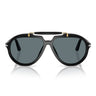 Persol Okulary Przeciwsłoneczne PO0202S 95/3R X Netflix Serie Senna Czarny/Niebieski Unisex