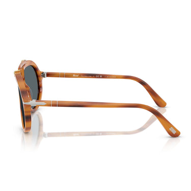 Persol Gafas de Sol PO0202S 960/R5 X Netflix Serie Senna Marrón/Azul Unisex 3