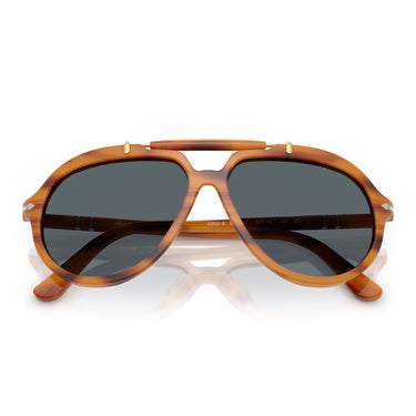 Persol Gafas de Sol PO0202S 960/R5 X Netflix Serie Senna Marrón/Azul Unisex 6