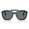 Persol Okulary Przeciwsłoneczne PO0203S 95/3R Senna Czarny/Niebieski Unisex Polaryzowane