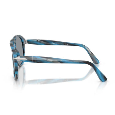 Persol Occhiali da Sole PO0649 1234R5 Striato Blu Grigio/Grigio Unisex 3