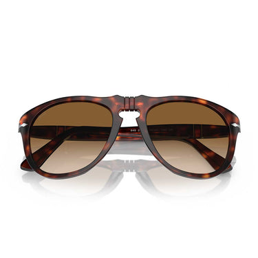 Persol Occhiali da Sole PO0649 24/51 Marrone/Marrone Sfumato Unisex 5