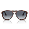 Persol Okulary Przeciwsłoneczne PO0649 24/86 Havana/Niebieski Gradient Unisex