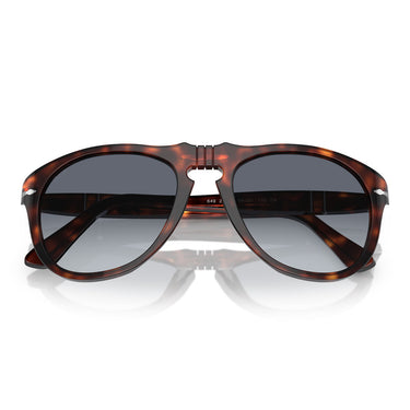 Persol Okulary Przeciwsłoneczne PO0649 24/86 Havana/Niebieski Sfumato Unisex 4