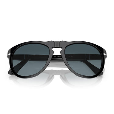 Persol Occhiali da Sole PO0649 95/S3 Nero/Blu Sfumato Unisex Polarizzati 5