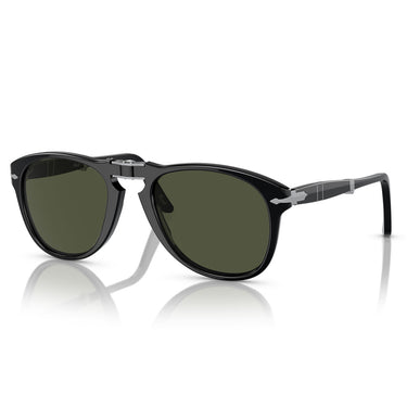 Persol Okulary Przeciwsłoneczne PO0714 95-31 Składane Nero-Verde Unisex 1