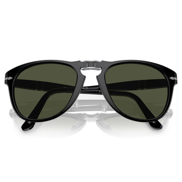 Persol Okulary Przeciwsłoneczne PO0714 95-31 Składane Nero-Verde Unisex 5