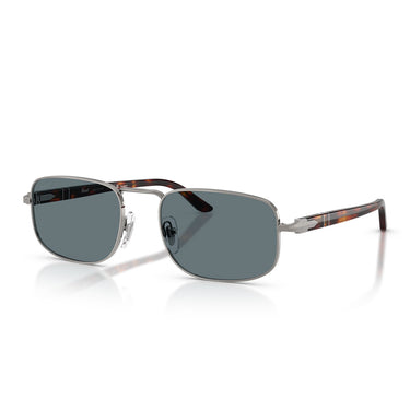 Persol Occhiali da Sole PO1027S 513/3R Gunmetal/Blu Scuro Unisex Polarizzati 1