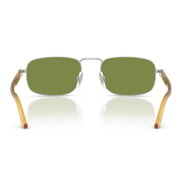 Persol Occhiali da Sole PO1027S 518/4E Argento/Verde Unisex 3