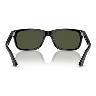 Persol Okulary Przeciwsłoneczne PO3048S 95/31 Czarny/Zielony Unisex 3