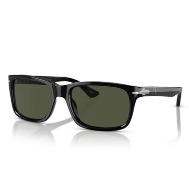 Persol Okulary Przeciwsłoneczne PO3048S 95/31 Czarny/Zielony Unisex 1