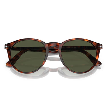 Persol Okulary Przeciwsłoneczne PO3152S 901531 Havana-Zielone Unisex 5