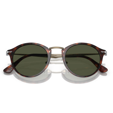 Persol Okulary Przeciwsłoneczne PO3166S 24-31 Havana-Zielony Unisex 4
