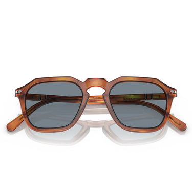 Persol Occhiali da Sole PO3292S 96/56 Terra di Siena/Azzurro Unisex 5