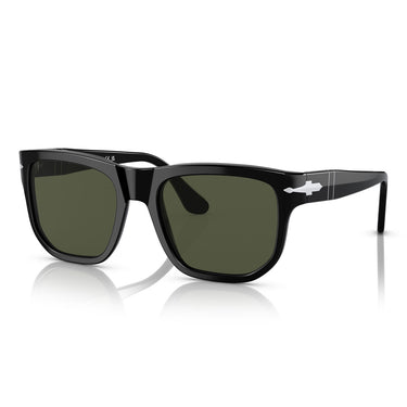 Persol Okulary Przeciwsłoneczne PO3306S 95/31 Czarny/Zielony Unisex 1