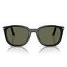 Persol Okulary Przeciwsłoneczne PO3355S 95/58 Czarny/Zielony Unisex Polaryzowane