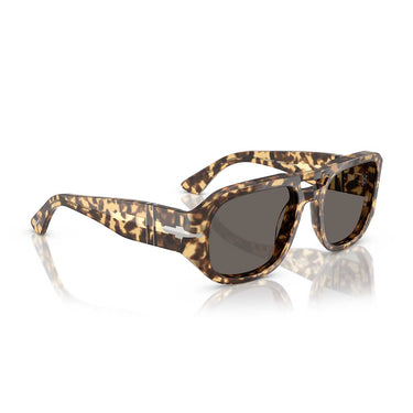Persol Occhiali da Sole PO3373S 1056B1 Vincent Marrone Beige Tartarugato/Grigio Scuro Unisex 5