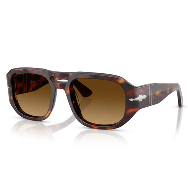 Persol Okulary Przeciwsłoneczne PO3373S 24/85 Vincent Brązowy/Jasny Brąz Unisex 2