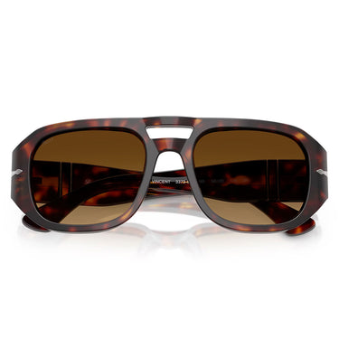 Persol Okulary Przeciwsłoneczne PO3373S 24/85 Vincent Brązowy/Jasny Brąz Unisex 6