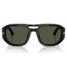 Persol Occhiali da Sole PO3373S 95/31 Vincent Nero/Verde Unisex