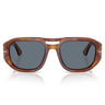 Persol Gafas de Sol PO3373S 96/56 Vincent Tierra de Siena/Azul Unisex