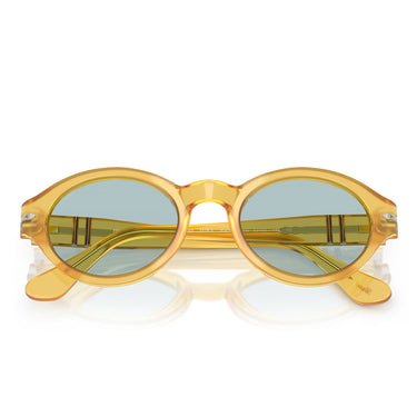 Persol Okulary Przeciwsłoneczne PO3378S 204/56 Loris Miele/Niebieski Vintage Unisex 6