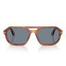 Persol Occhiali da Sole PO3393S 96/56 Guido Terra di Siena/Azzurro Unisex