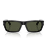 Persol Occhiali da Sole PO3398S 95 31 Nero Verde Unisex 