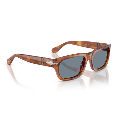 Persol Occhiali da Sole PO3398S 96/56 Terra di Siena/Azzurro Unisex 4