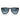 Persol Occhiali da Sole PO9649S 95-Q8 Nero-Blu Sfumato Unisex