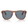 Persol Okulary Przeciwsłoneczne PO9649S 96-56 Havana-Niebieskie Unisex