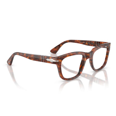 Persol Occhiali da Vista PO3389V 24 Cecil Marrone/Trasparente Unisex 4