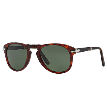 Persol Okulary Przeciwsłoneczne PO0714 24/31 Składane Havana/Zielone Unisex 2