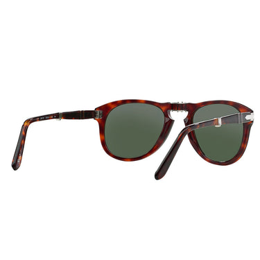 Persol Okulary Przeciwsłoneczne PO0714 24/31 Składane Havana/Zielone Unisex 6
